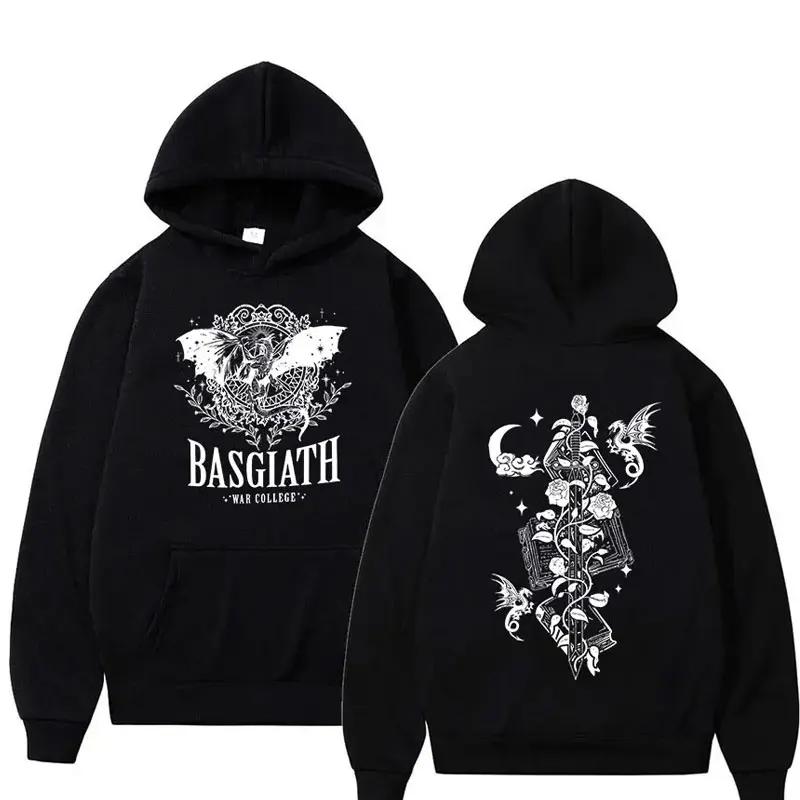 Xaden Riorson House Hoodies Iron Flame Dragon Rider Fourth Wing Emblem Sweatshirt Basgiath War Men Fashion Oversized Hoodie
