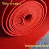 LijiuHong 5.5mm Thick Red Floor Carpet Roll