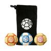 Creative Footbag Toy, Handmade Knitted Juggling Balls for Kids Adults, Colorful World Bean Bags for Outdoor Game