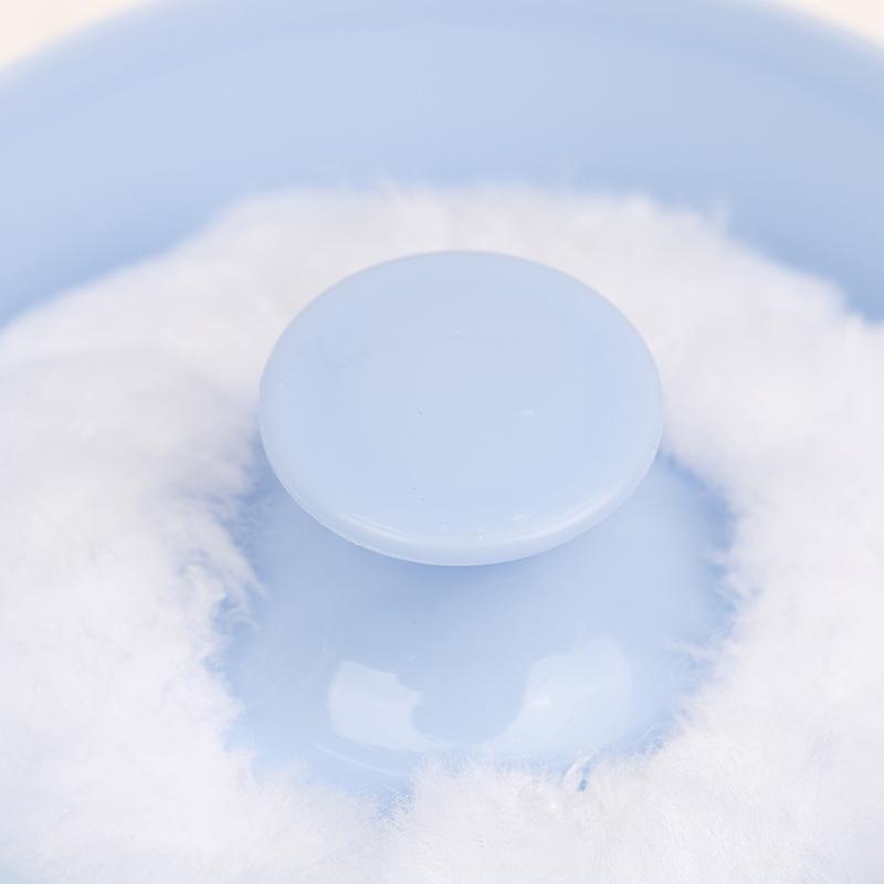 1 ks roztomilý dětský měkký kosmetický houbička na obličej a tělo, houbička na pudr, krabička, pouzdro, nádoba