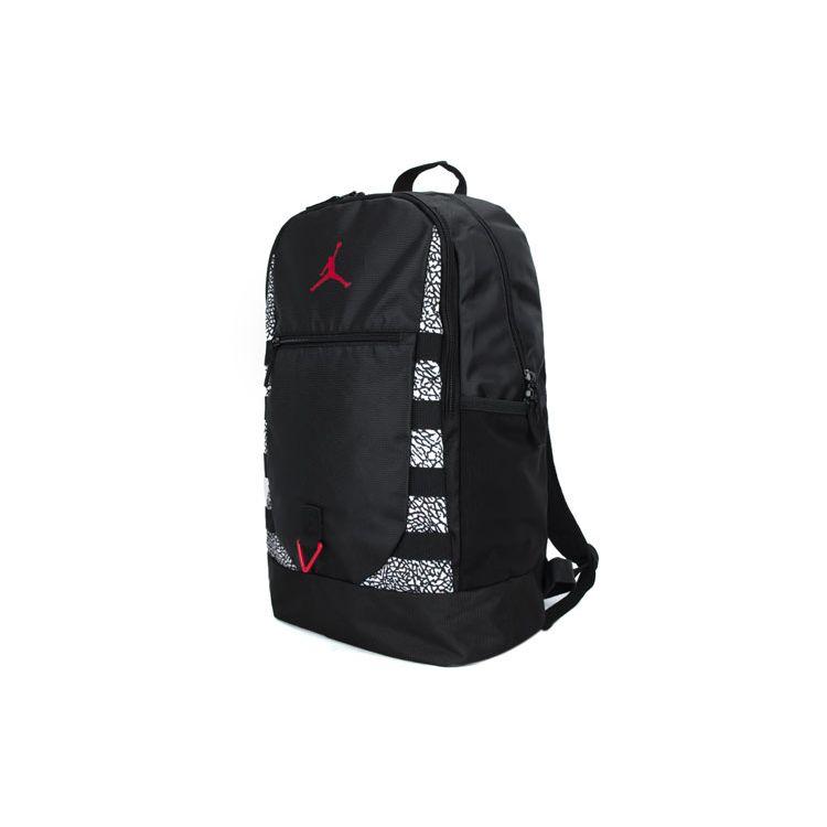 Jordan Student Sports Leisure Fabric Backpack Unisex Backpack Black JD2233003GS-001 MISC