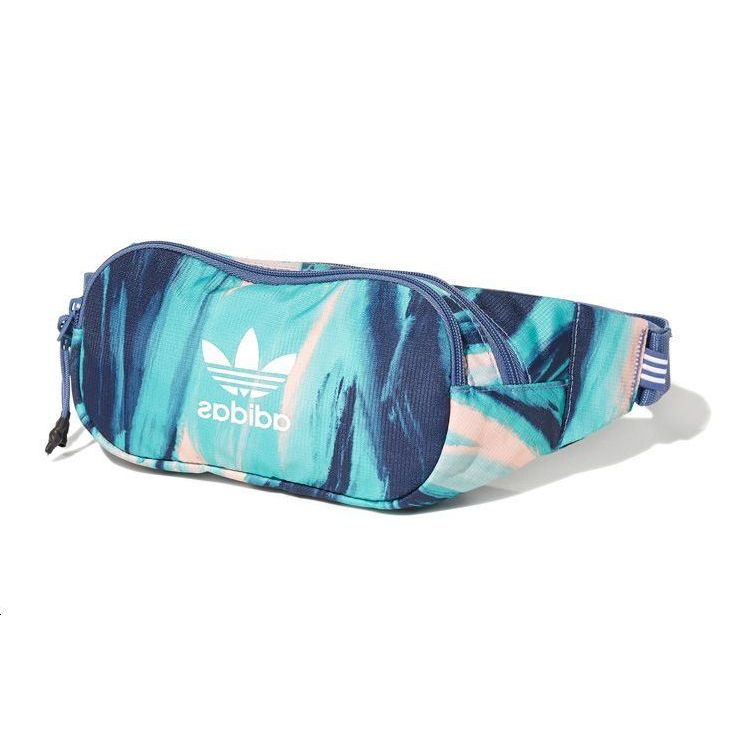 adidas Originals RYV Sports Color Block Polyester Waist Bag Unisex Bags Blue GN3197