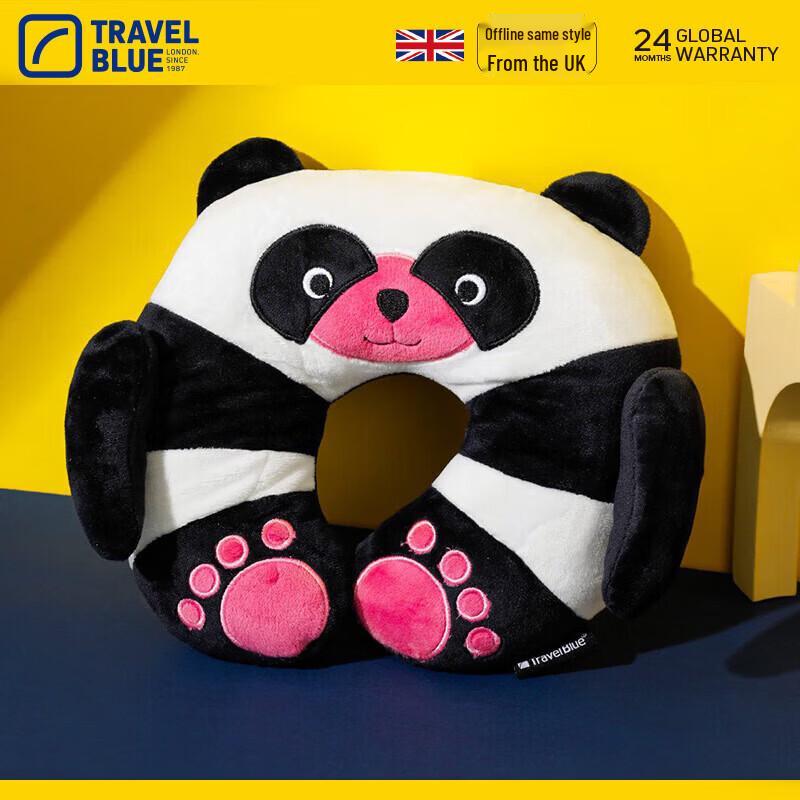 Travel Blue Kids Panda U-shaped Travel Pillow