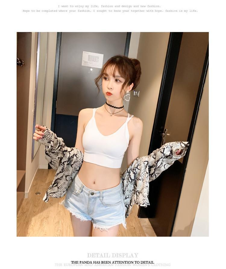 French Trendy U-Shaped Back Camisole Vest for Women - Summer Outerwear & Innerwear