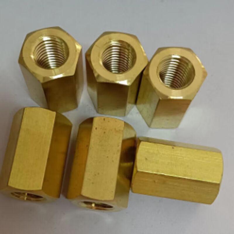 Extended Brass Hex Nut