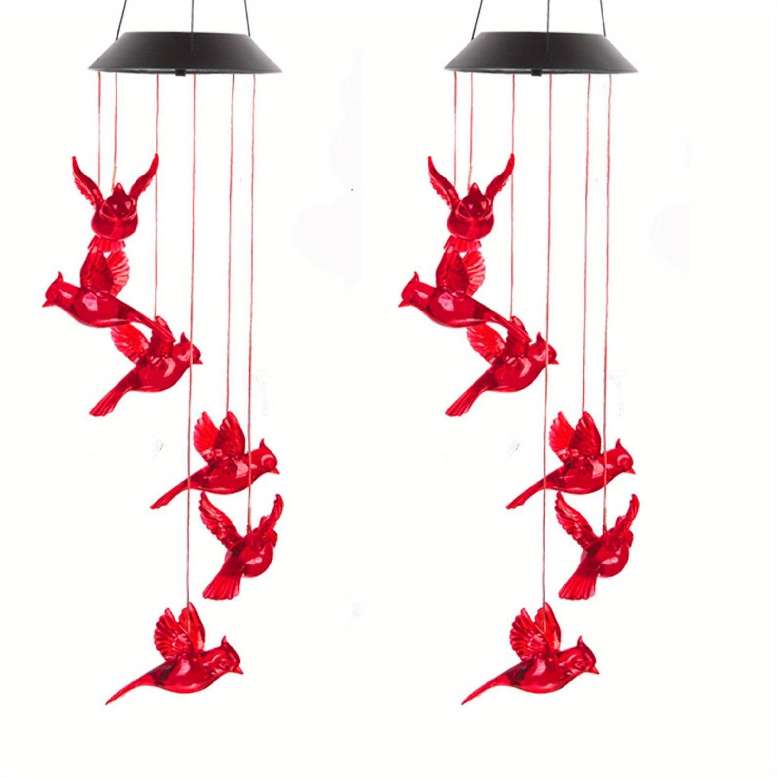 

1PC зовнішня сонячна лампа Moltres Wind Chime Lamp Outdoor Decorative Solar Wind Chime Park декоративна люстра у дворі. 1pc