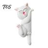 Adhesive Switch Plate Cover 3D Cat Light Sticker, Decorative Resin Wall Cover, Cute Animal Surround Stickers, Peel And Stick decorations for
