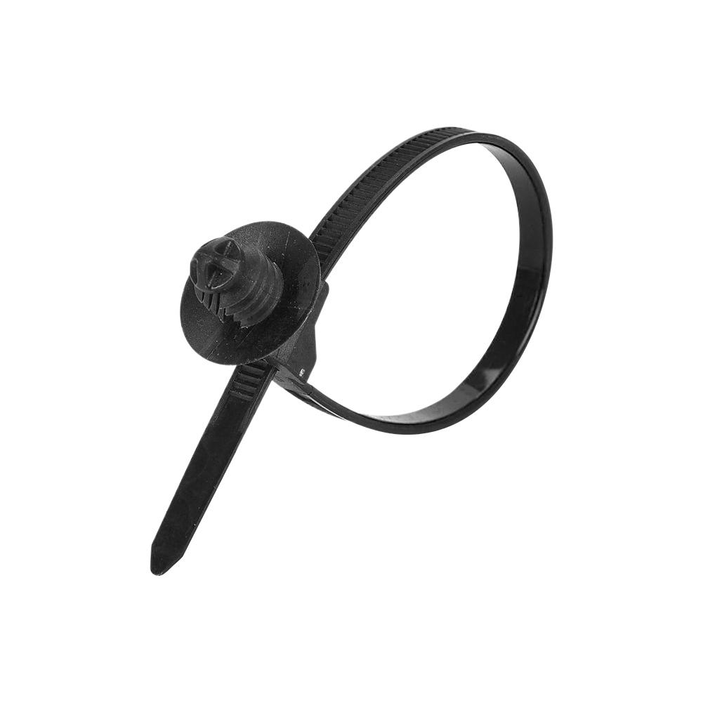 Cable tie with threaded head, cables. 220 mm. 100 pcs.