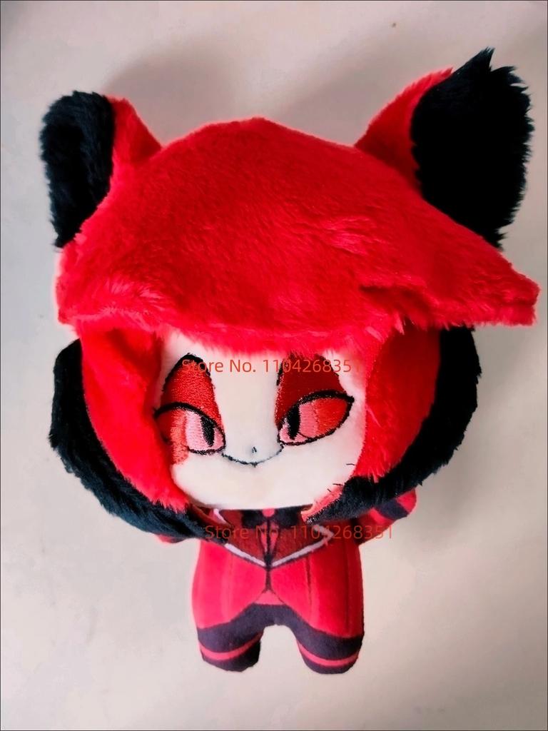 Stofftier 15cm Anime Spiel Hazbin Hotel Alastor Cartoon Plüschtier Spielzeug Cos Verkleidung Niedliche Plüschtiere Spielzeug Sammlerstück Baumwolle Geschenke