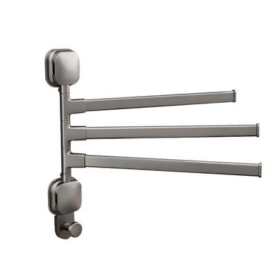 No-Punch 3-Bar Rotating Towel Rack