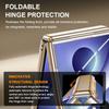 Applicable to Samsung ZFlip8 folding mobile phone case, transparent electroplated zflip7 all-inclusive case film integrated anti-drop cover
