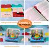 LED Light 2027 Desk Calendar with Artistic 3D Tear-away Feature Perfect for Desktop Organization