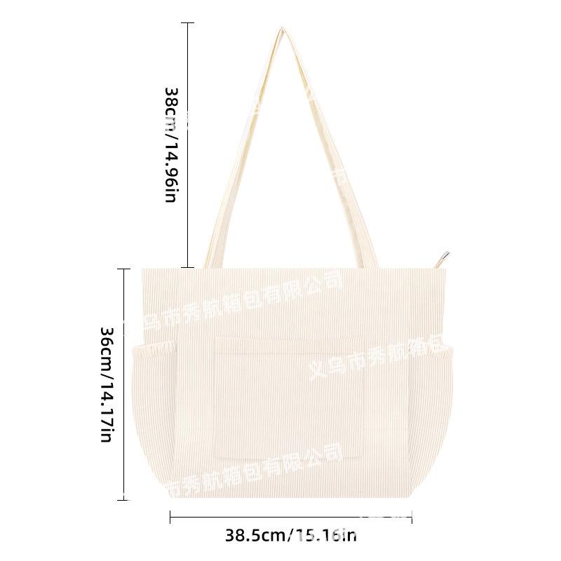 

High value, simple work commute tote bag, student large capacity, small fresh mommy bag, small messenger square bag бежевый