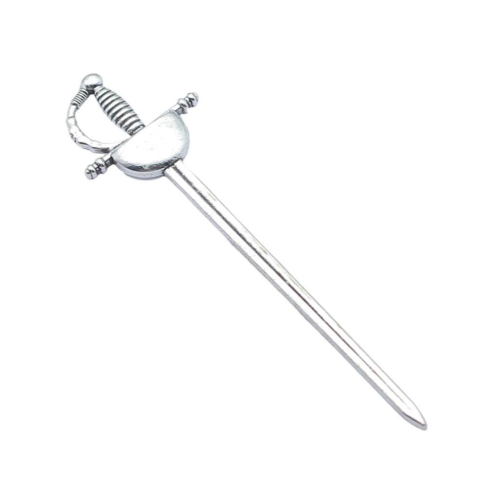 Anime Charms Multi Color Medieval Sword Pendants For Fantasy Warrior Themed Jewelry