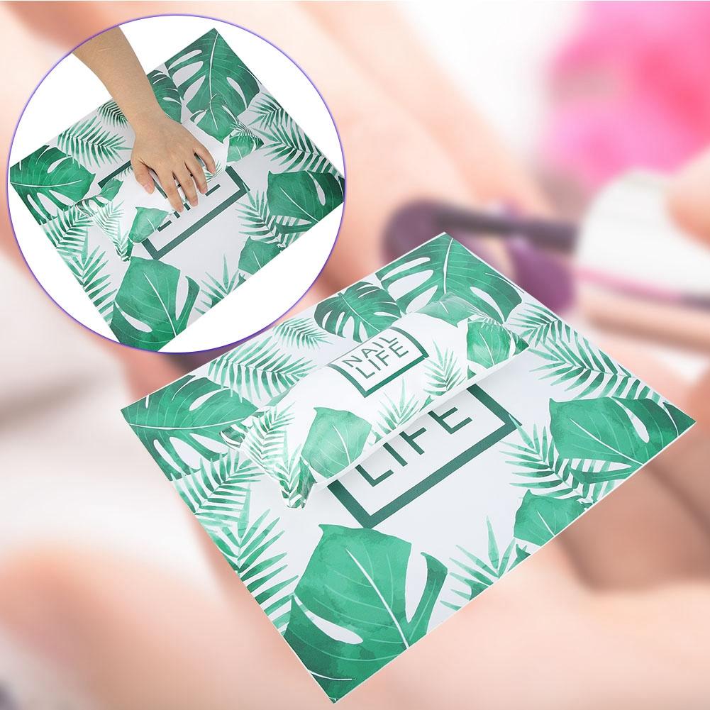 Nail Art Hand Set Hand Arm Rest Holder Cushion Washable Manicure Table Mat Marble