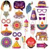 Handheld Diwali Photo Props Accessories With Cartoon Style For Festival Decor