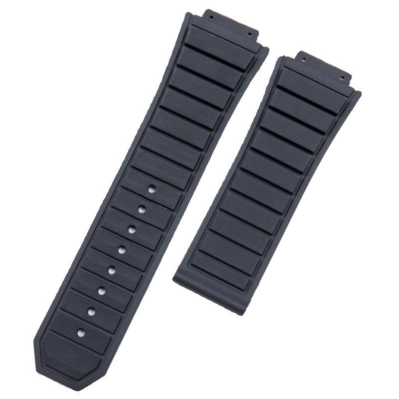 Men's Rubber Strap For HUBLOT Series Sports Strap 19mm*29mm Women's Silicone Rubber Strap Folding Buckle 24mm Watch Accessories