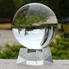 Transparent White Crystal Ball Ornament - Perfect High-End Gift for Home, Office, or Living Room Decor