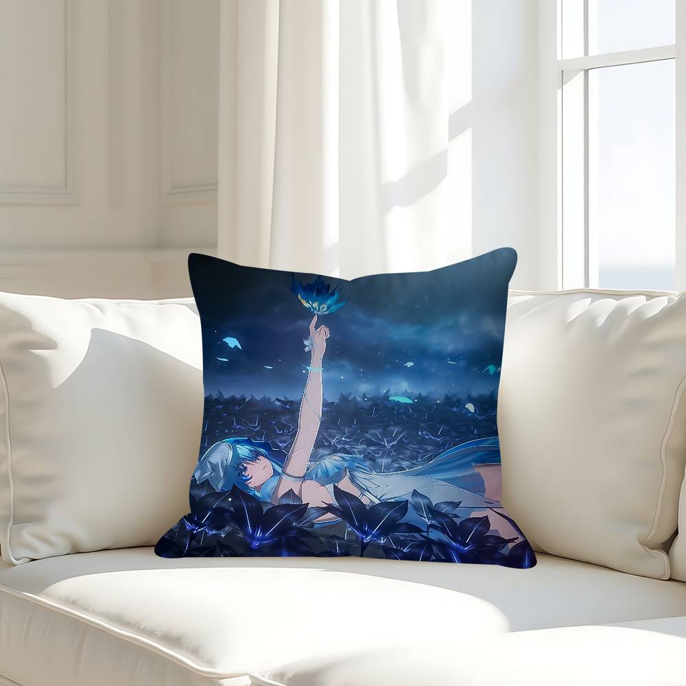 

W-Wuthering Waves Игра Подушка Подарок Домашний Офис Украшение Спальня Диван Чехол для Подушки Автомобиля 45x45 16x16Inch