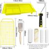 Odowalker Paint Roller Includes Paint Paint Paint Roller and Paint DIY Supplies 8-Piece Set, Roller, Brush, Cover, Tray,