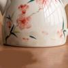 Teiera in Ceramica Cinese da 90ml Filtro a Sfera Fatto a Mano Teiera con Fiori di Pesco Infusore da Tè Bellezza Bollitore Set da Tè in Porcellana Articoli per il Tè