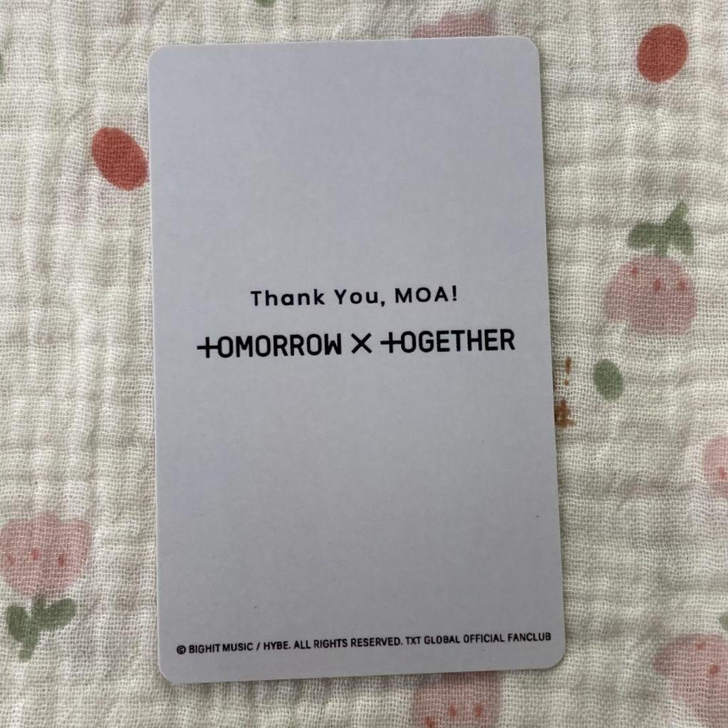 [USED] TXT Beomgyu EP. 2 Venue-limited New Membership FC Fan Club Trading Card