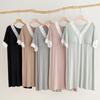 Lace Home Dress with Chest Pads, Women's Lazy Style Summer Nightgown, Sexy Loose Fit, Outdoor Wearable, Girly Flair