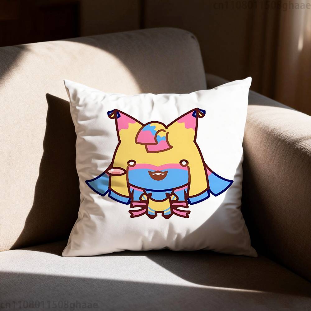 Y-Yatta Anime Kuddfodral Soffa Vardagsrum Sovrum Sänggavel Ryggstöd Kudde Fyrkantig Kudde Vilotid