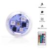 3LEDs RGB Underwater Lights Submersible Lamp Built-in CR2032 Button Battery Garden Swimming Pool Light for Aquarium Vase Bowl