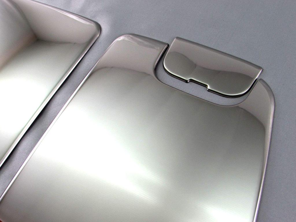 BRIGHTZ Finish Stainless Steel Plated Bumper Side Panels for Hustler Ultra-Mirror (3-Piece Set) MR92S/MR52S (FRO-ETC-MID-035)