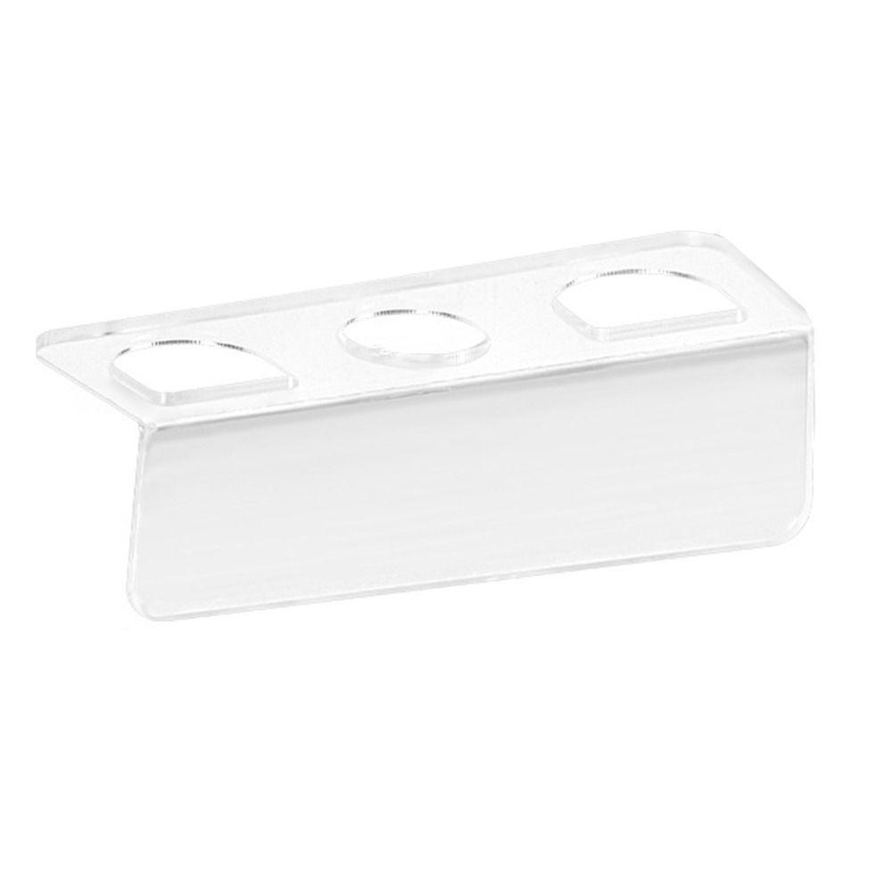Wall Mounted Comb Organizer Holder Acrylic Material Wall Mounted Shelves Bathroom Use