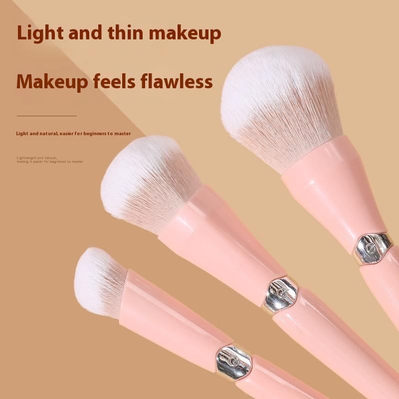 Makeup Brush Kit 3Pcs Premium Contour Blusher Brushes Makeup Brush Blending Foundation Concealer Brush Beauty Cosmetics Tools