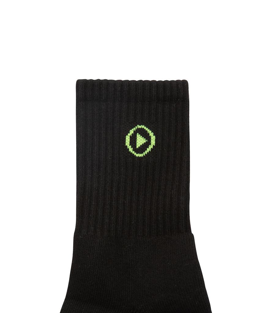 Gesison Signature Socks_Black Logo