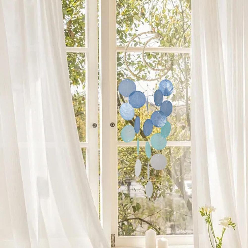 Circle Shell Wind Chimes Natural Shell Shell Pendant Creative Dream Catchers  Kids Room