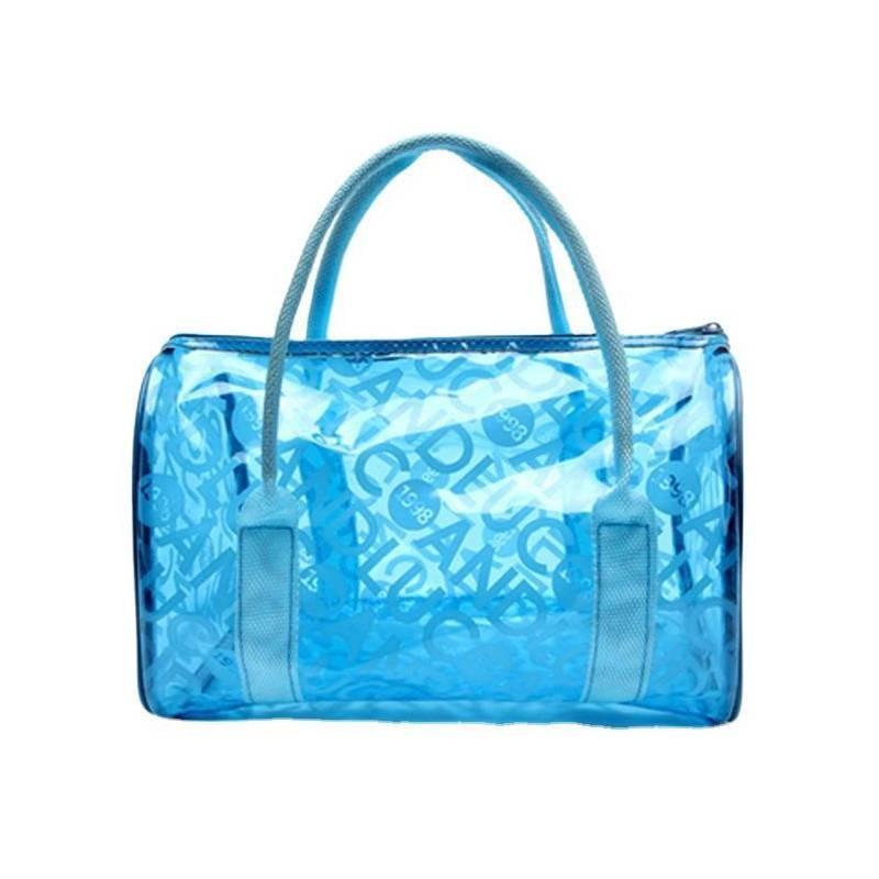 Stylish Waterproof Outdoor Swimming Bag Trendy Fitness Toiletry Bag Perfect Jelly Beach Storage