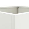 Planters 2 pcs White 49 x 47 x 46 cm Steel