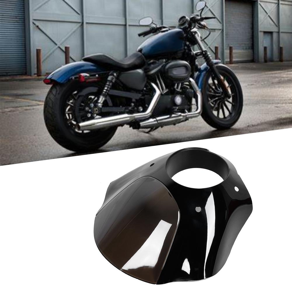 6in Vintage Motorcycle Headlight Fairing Smoky Windshield Universal Modified Part