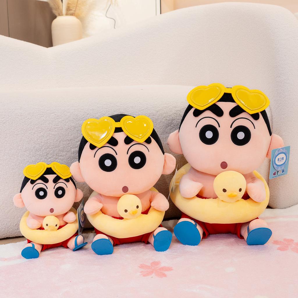 22/30/40cm Summer Funny Crayon Shin-chan Plushies Stuffed Anime Vacation Shin Chan Plush Toy Birthday Gifts Girl Child
