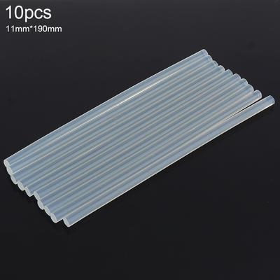 10pcs/set 11mmx190mm Transparent Hot-melt Gun Glue Sticks Gun Adhesive DIY Tools