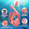 Kids Snorkel Mask Anti-Fog Leak-Proof Soft Silicone Design Easy To Wear Diving Mask Underwater Scuba Full Face 360° Panoramic