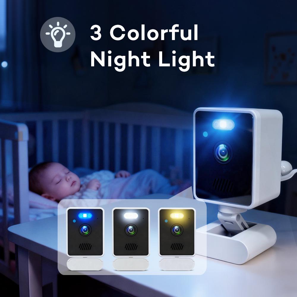 2.8-inch HD Baby Monitor with Video Intercom and Home Surveillance Camera