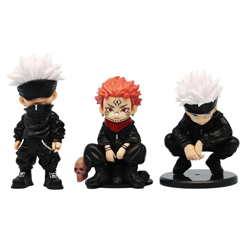 3 Style Jujutsu Kaisen Anime Figure Satoru Gojo Action Figure Lord Of The Curse Sukuna Figurine Collection Model Dolls Toys