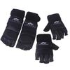 1 Paar Karatehandschuhe Kampfsport Taekwondo Leder Fußhandschuhe Ausrüstung Halbfinger-Protektor Boxen Hand-Fußschutzschützer