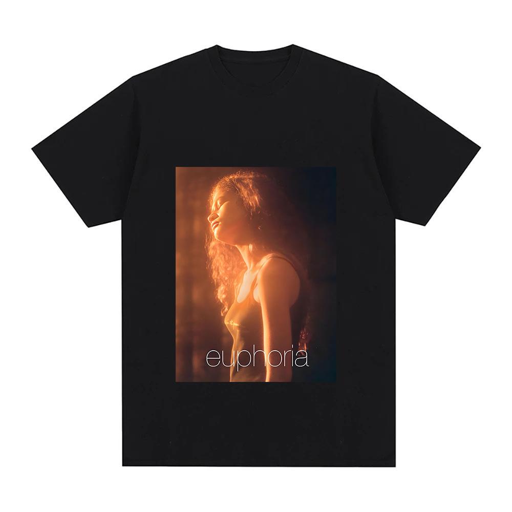 

Euphoria Season Graphic T-Shirt Casual Round Neck Graphic Printing T Shirt Cotton Clothing Unisex Tees - Men s Summer Cotton ... S разноцветный