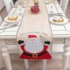 Santa Snowman Table Mat Christmas Decoration Table Runner Home Kitchen Decor Table Flag Christmas Ornaments