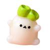 Cute Tiny Vegetables Resin Miniature Ornament Cartoon Scallion Figurine for DIY Dollhouse Fairy Garden Landscape Desk Office Decor