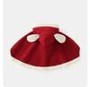 DUUDUU 2025 Red New Year Knit Sweater Coat & Cape for Toddler Girls