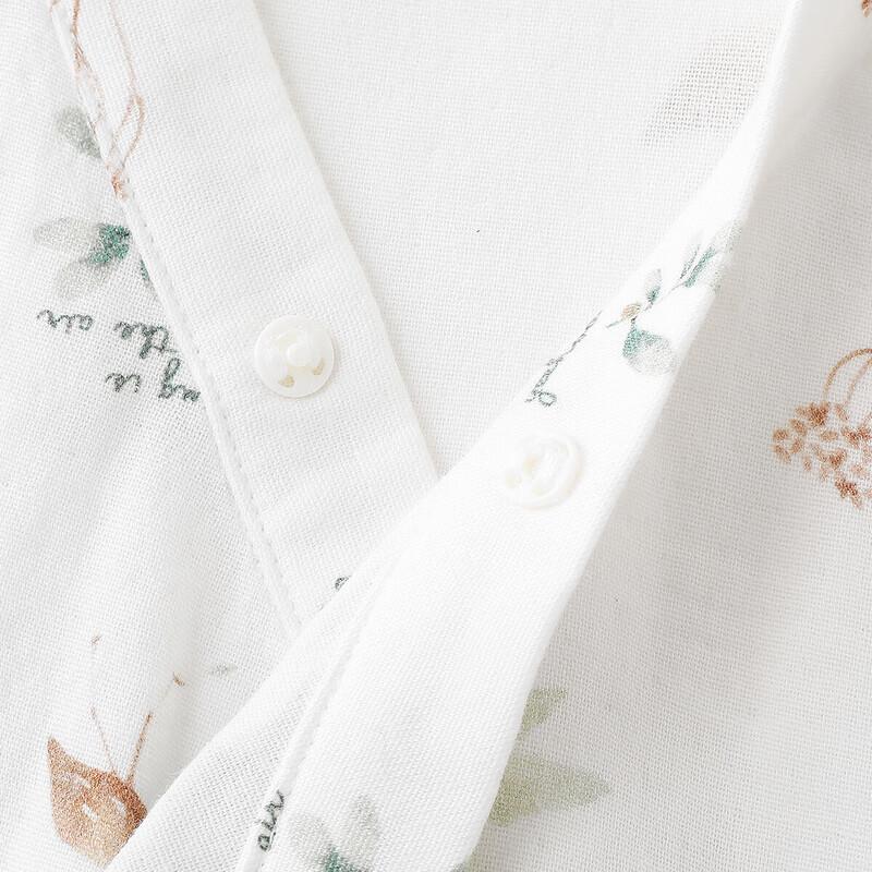 YEEHOO Baby Summer Bamboo Fiber Breathable Short Sleeve Romper