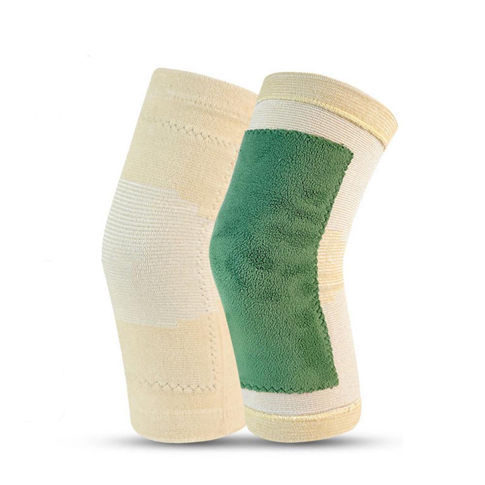 

Thickened Fur Knee Protector Warm Leg Protector Universal Kneepad Sports бежевый