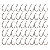 Professional Fish Hooks Set Tackle 50pcs Curve Shank